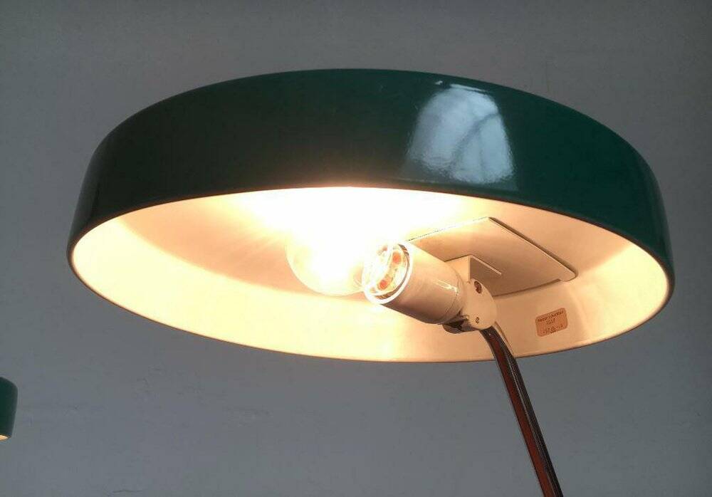 Mid-Century German Minimalist 6658 Table Lamps from Kaiser Idell / Kaiser Leuchten, 1960s, Set of 2