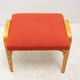 Mid-century bentwood stool by Dřevopodnik Holešov, wooden seating, 1970s