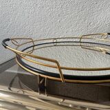 Brass mirror tray from the 60s