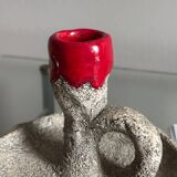 Francis Triay ceramic candle holder