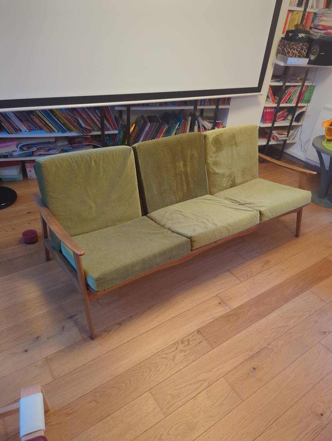 Swedish oak sofa
