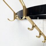 Mid-century metal corner coat rack, 1960s