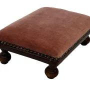 Pouf Art Déco repose-pieds design minimaliste des années 30