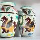 Vases vintage italy motif dragon