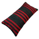 Vintage turkish kilim cushion cover , 30 x 60 cm