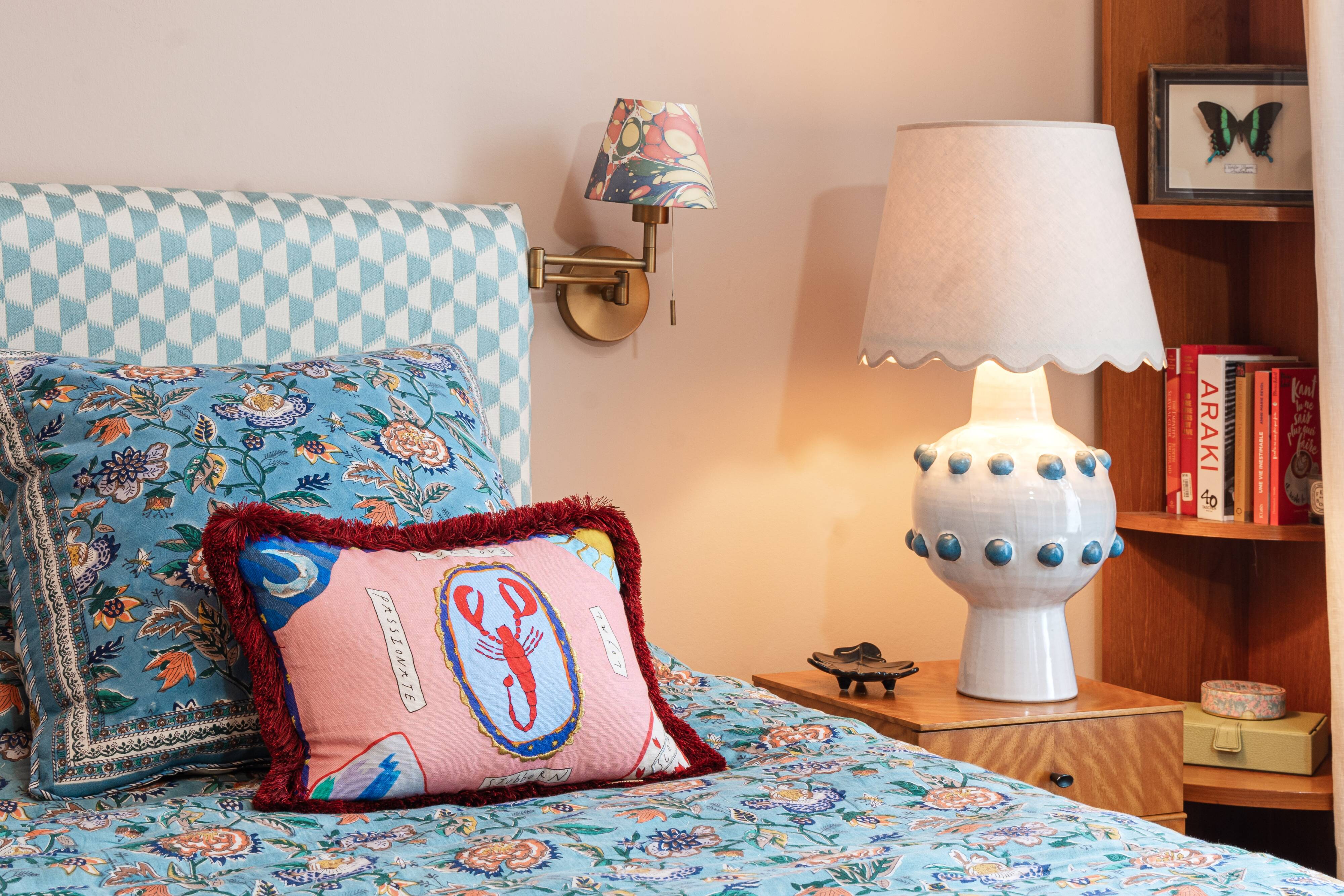 LargeBall Lamp Base Hague Blue, ES x Kinkatou