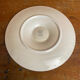 Set of 3 oyster plates barbotine majolica model chantilly ceramics