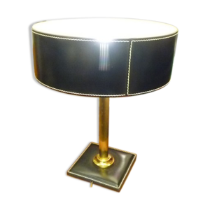lampe à poser cuir &