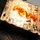 mid century brutalist style wrought iron and glass WALL LAMP sconce 060/70s