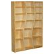 Birch libraries in three curved sections