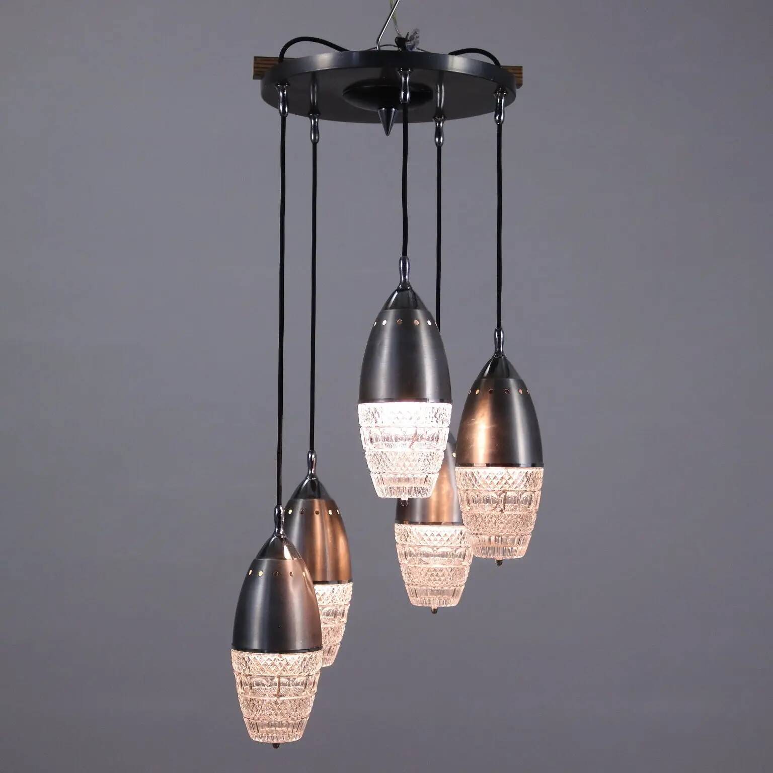 Glass lamp Italy 1960s