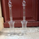 Pair of carafes with pipettes / Decorative carafes / Perfume bottles