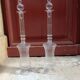 Pair of carafes with pipettes / Decorative carafes / Perfume bottles