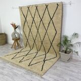 Handmade wool berber rug 280 x 160 cm