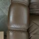 Vintage leather stressless reclining chair