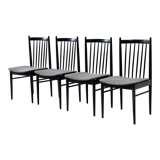 Set of four dining chairs