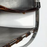 Maison Jansen, Pair of Savonarola armchairs, 1970