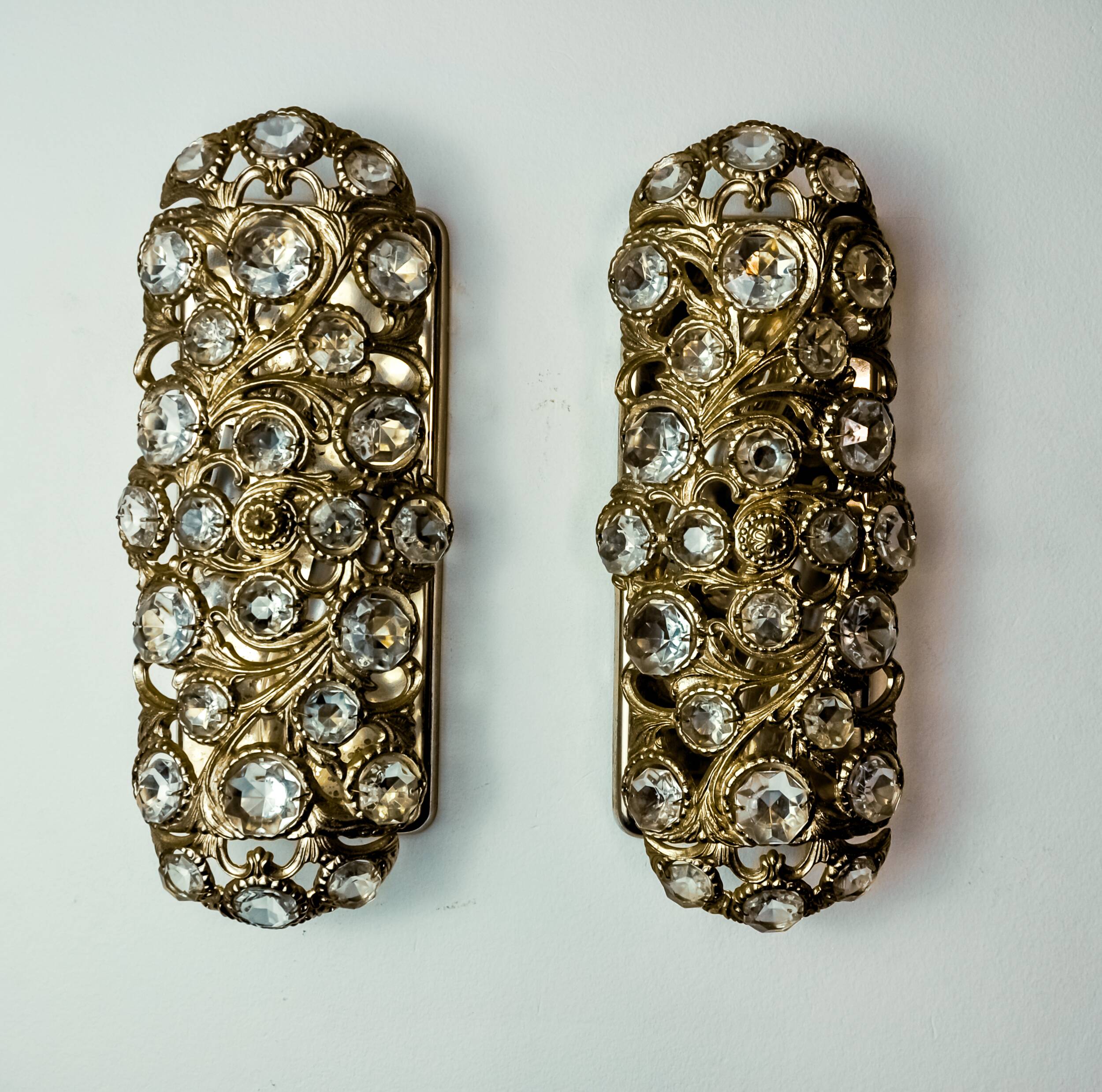 Pair of Palwa wall lights by Ernest Palm, 1960, Spain