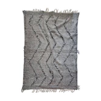 Tapis laine Kilim Berbere traditionnel Marocain 230x165