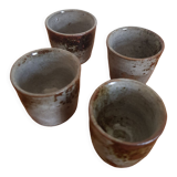 Set of 4 ceramic shells