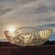 Mikasa crystal salad bowl with seashell and crab design