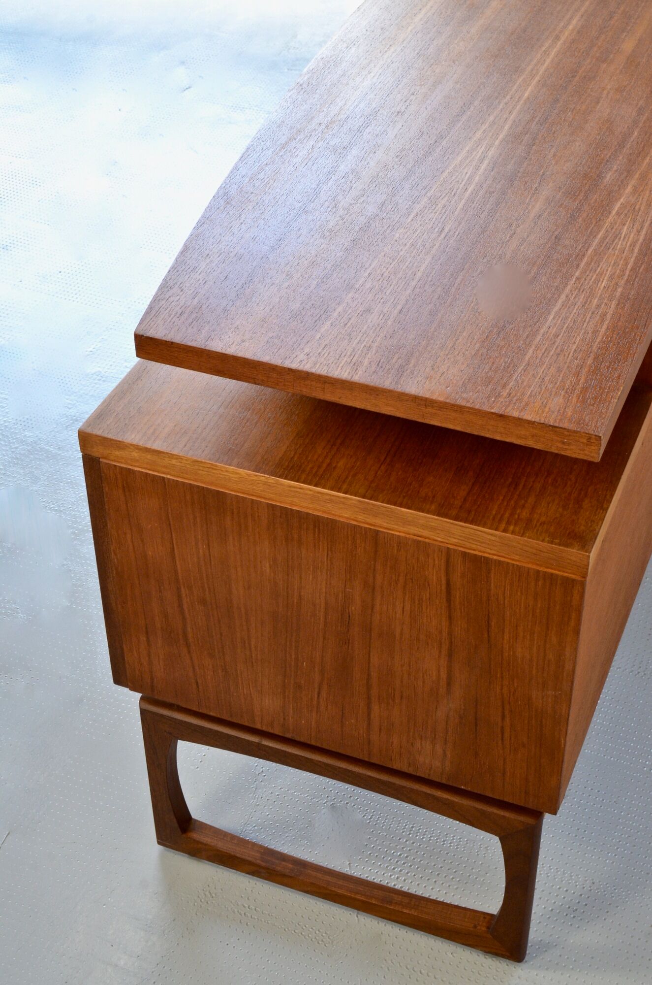 Midcentury G Plan floating top teak desk