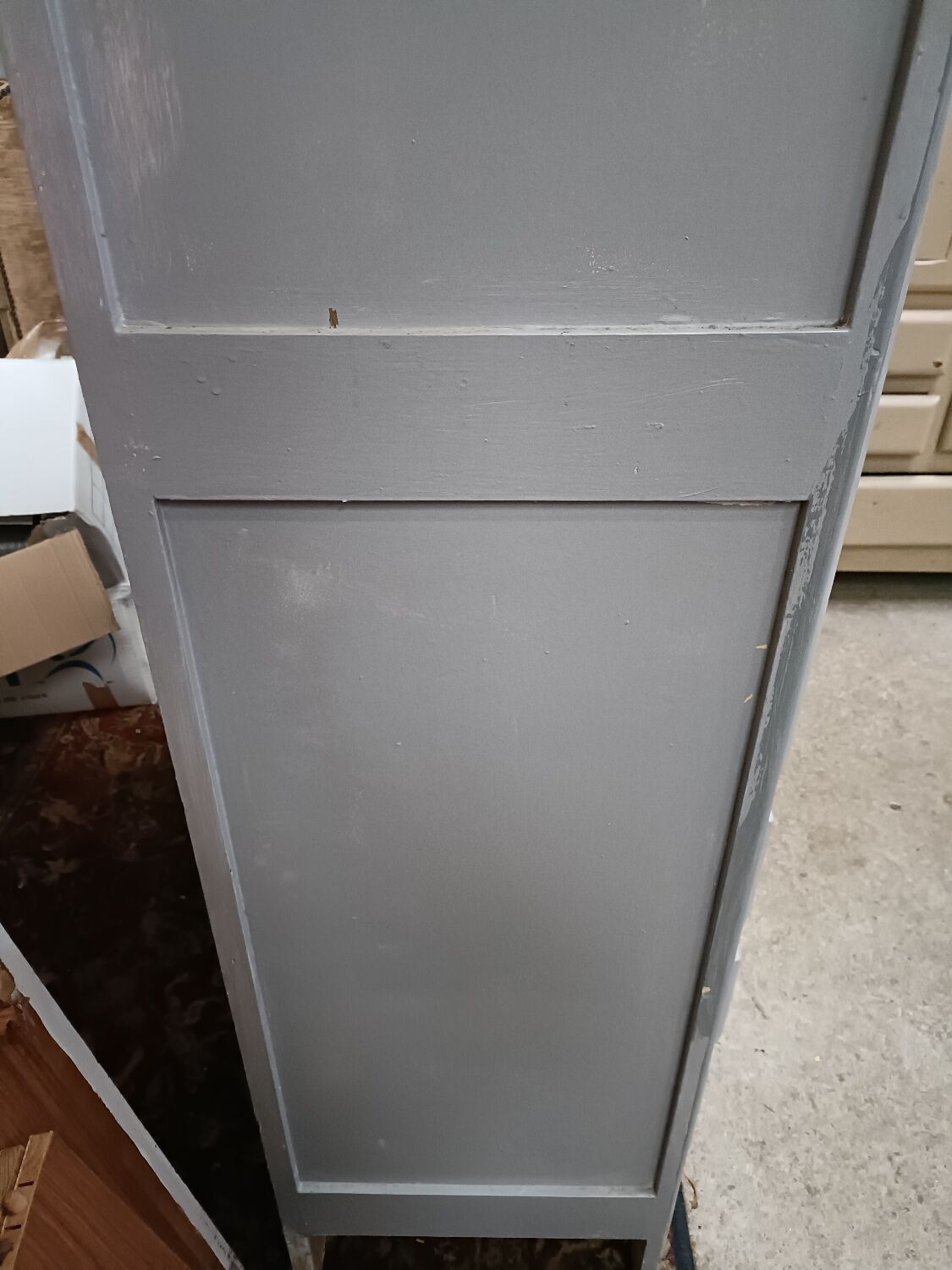 Armoire parisienne grise années 50
