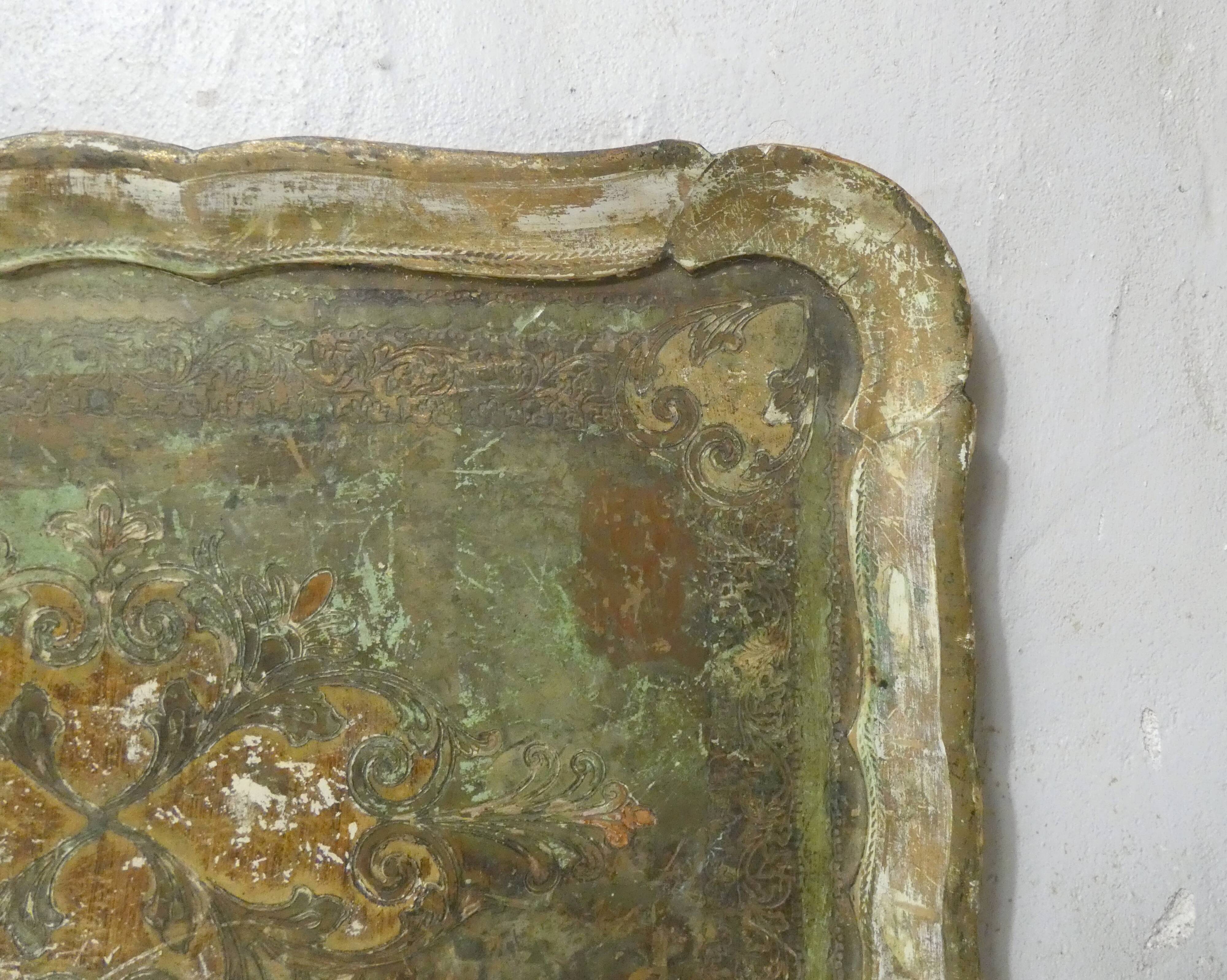ancient Venetian tray