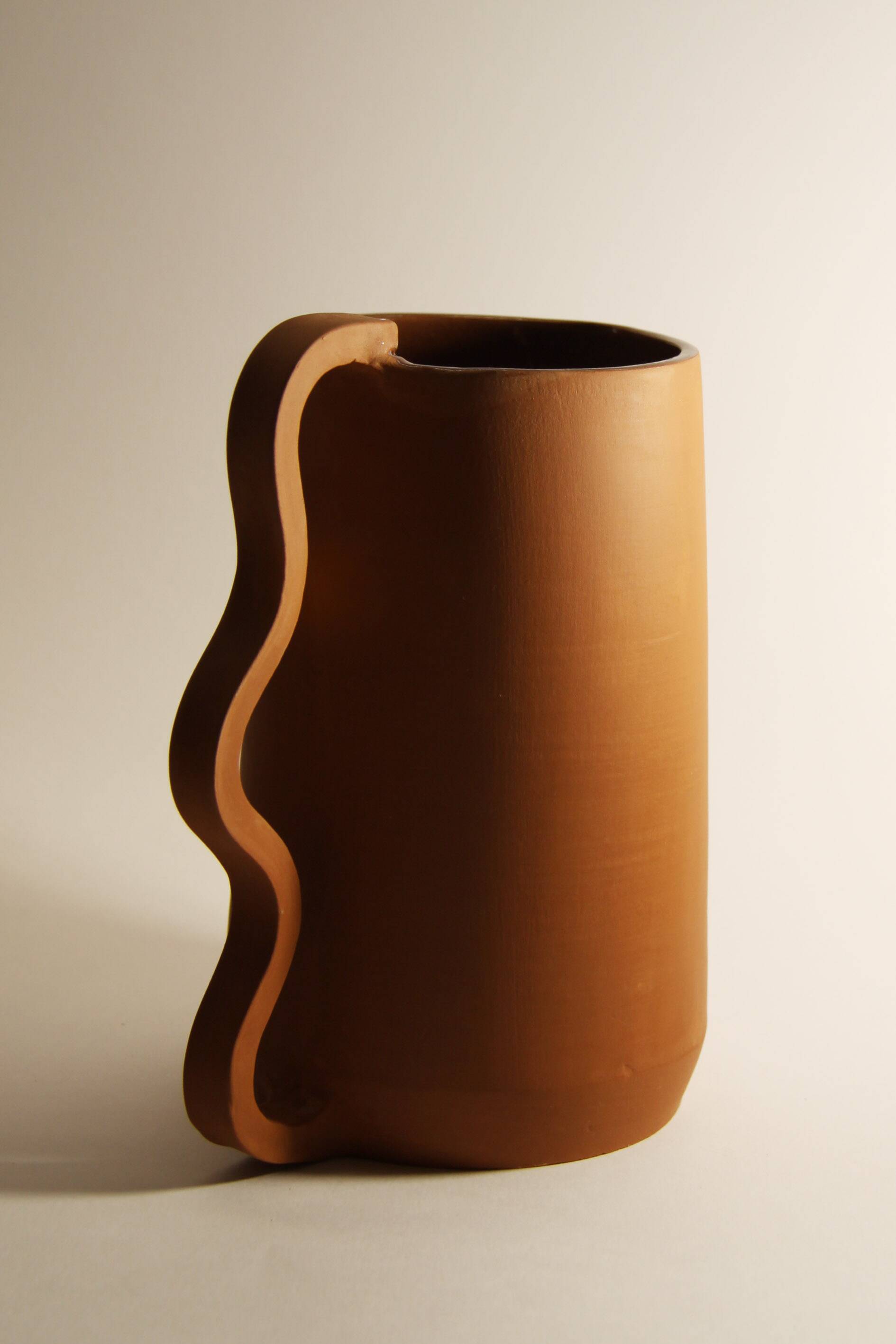 Terracotta vase