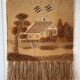 Decorative jute tapestry from the 1970s