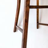 High chair in varnished wood 50s