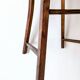 High chair in varnished wood 50s