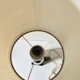 Vintage 70s metal and marble lamp