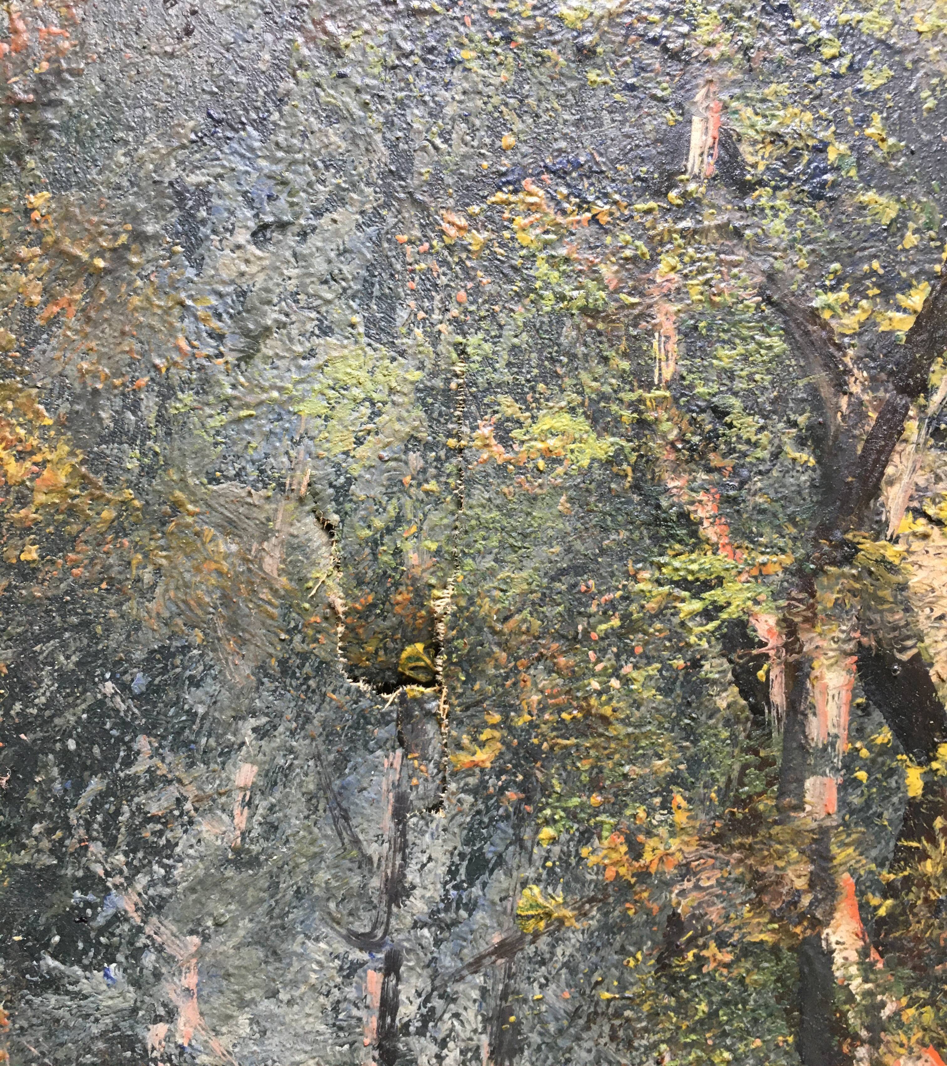 Tableaux HST "Paysages Barbizon" XIX° siècle par L. Henry + cadre