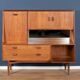 Retro Teak 1960s Long G Plan Scandi Mid Century High Sideboard
