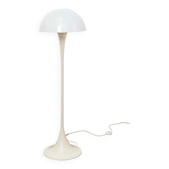 Vintage mushroom floor lamp in the style of Verner Panton's Panthella design.