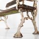 Victorian 'faux bois' garden bench