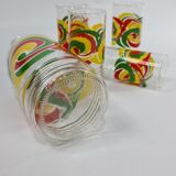 Carafe and vintage glasses from the 70s