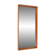 Minimalist Aarhus mid-century teak wall mirror / Danish modern design / 1960s / 1970s