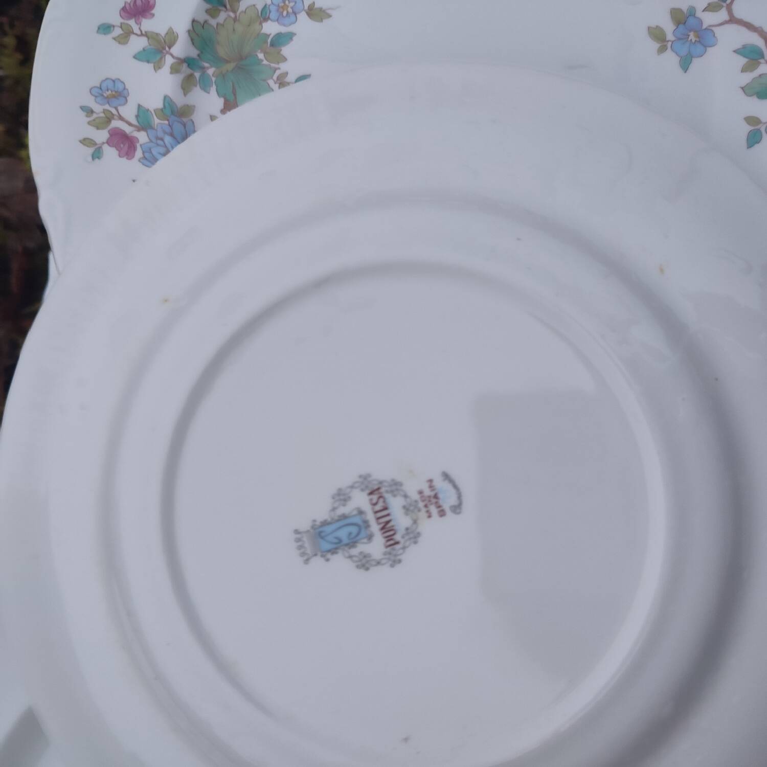 4 dessert plates Pontesa Porcelain Royal of Spain