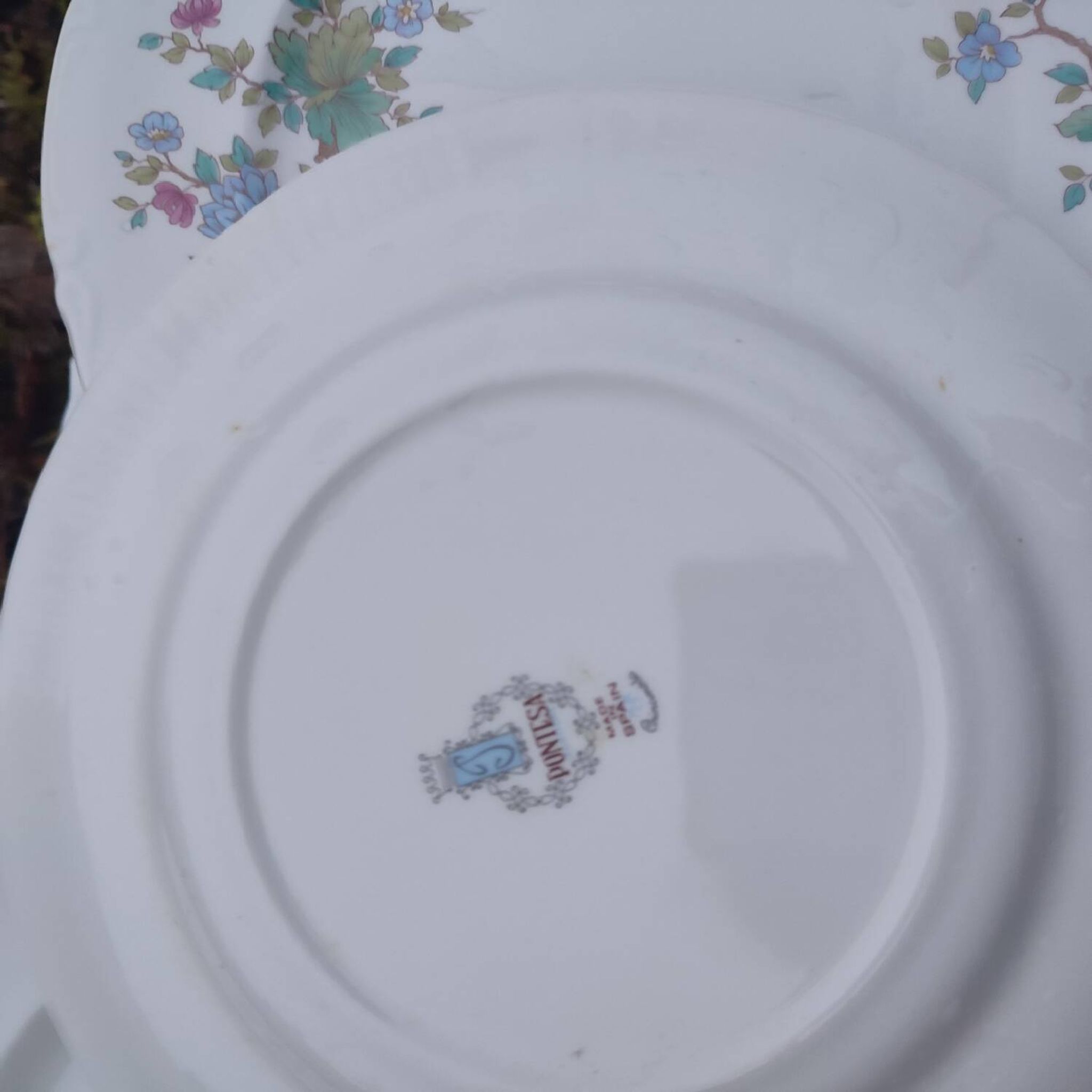 4 dessert plates Pontesa Porcelain Royal of Spain