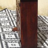 Shallow solid oak sideboard