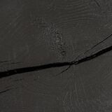 Burnt wood farm stool