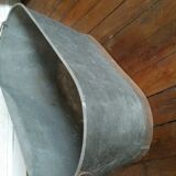 Old zinc bathtub