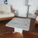 Table basse en marbre de Carrare vintage