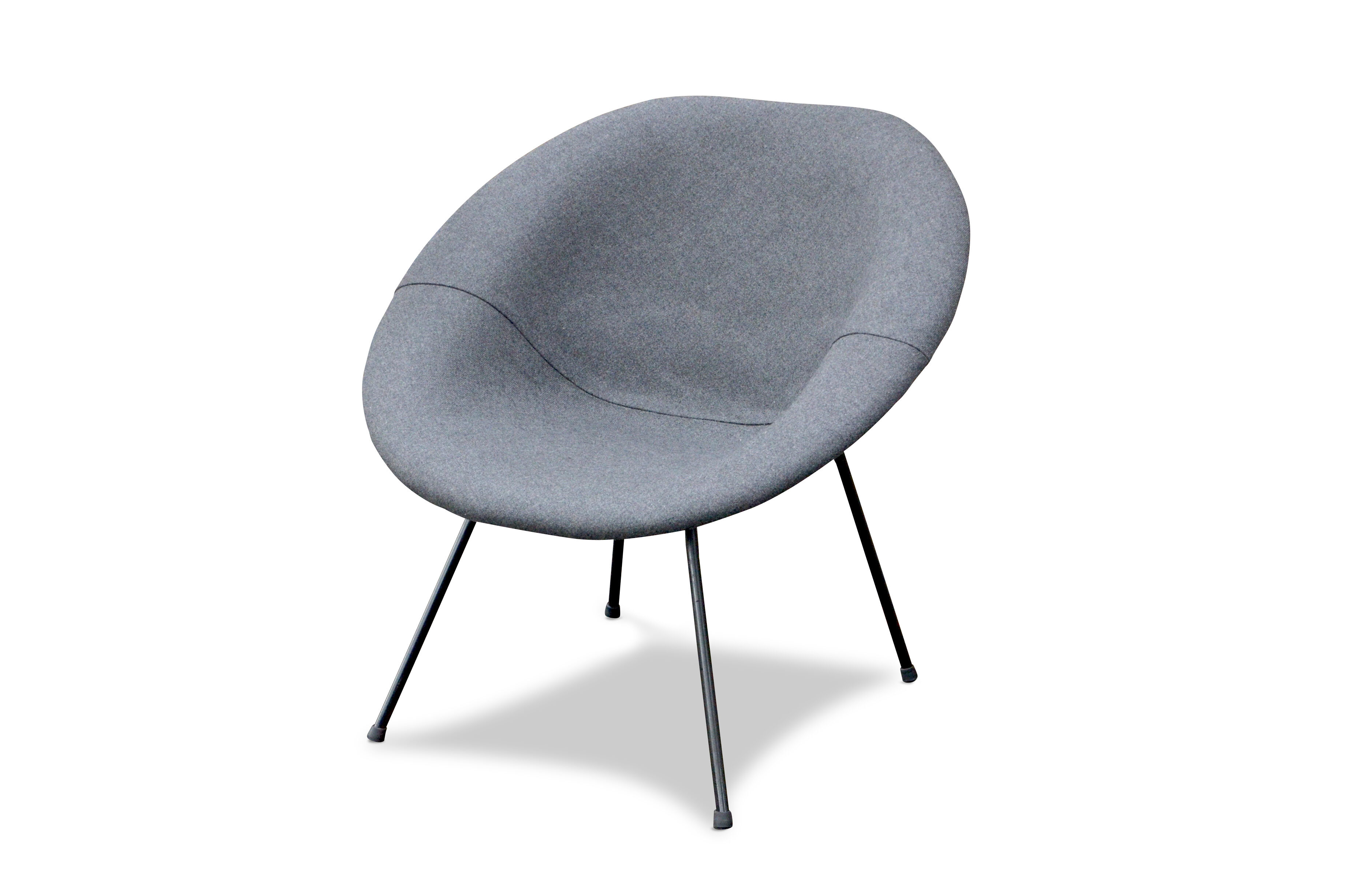 Fiber armchair by Claude Vassal Drivers Stores 1950