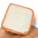 Togo corner armchair in "peach skin" by Michel Ducaroy for Ligne Roset