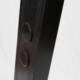 Floor lamp in steel black floor marked "E".