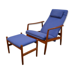 Fauteuil et repose-pied