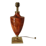 Vintage ceramic baluster lamp foot